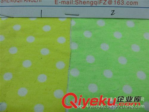 圓點布 SQ019#廠家直銷全棉梭織印花布  服裝時裝面料原始圖片3