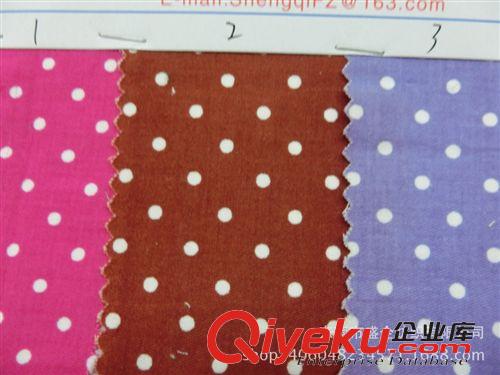 圓點布 SQ019#供應純棉大小點點布圓點印花布批發圓點布印花布點子布料原始圖片3