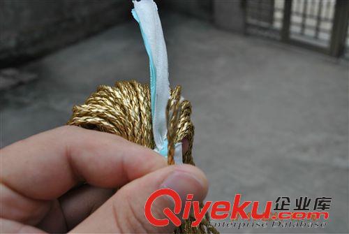 吸塑系列 3mm金色pu編織線 4芯 移門裝飾線條 雕刻移門輔料 金線 銀線 黑線原始圖片2