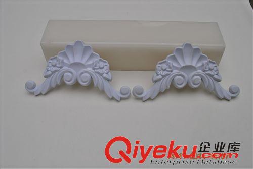 浮雕塑料角花 雕刻移門輔料歐式角花OSH-013 衣柜門貼片角花 塑料角花 平面角花原始圖片3