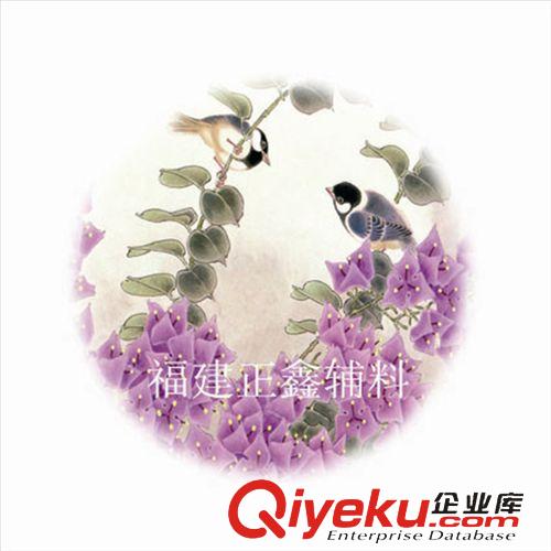 印花裝飾革 雕刻移門印花皮革 噴繪寫真YHP-10 軟包印花 移門印花 清香花系列原始圖片3