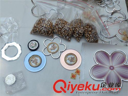 貼片鉆飾 異型玻璃 圓形斜邊玻璃 定做5mm玻璃移門配件 茶色圓形玻璃片原始圖片2