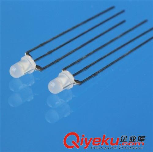 LED发光二极管 供应双色led颜色齐全.3mm 5mm红绿|红蓝|红白双色led.按颜色订做