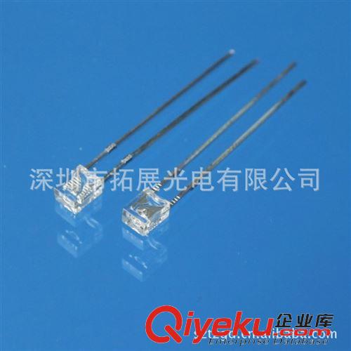 插件LED 供應方形LED發光二極管 234藍燈 背光燈 方型LED
