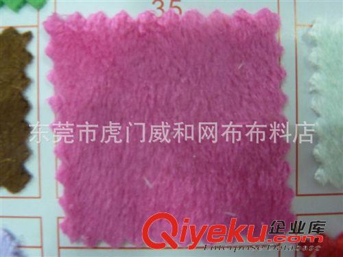 絨布系列 供應大量短毛絨現(xiàn)貨--超柔剪毛絨，密絲絨，珊瑚絨原始圖片2