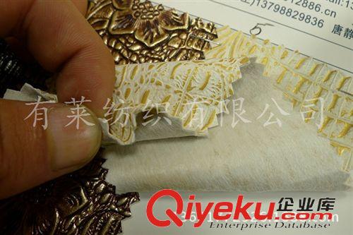 壓紋皮革PUPVC 供應金屬復古印花壓紋太陽花PVC人造革金屬立體鱷魚紋壓花朵皮革原始圖片3