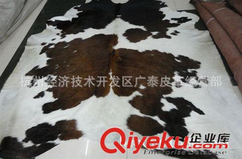 奶牛皮 專業(yè)加工 奶牛皮 黃白花紋牛皮皮革 zp皮革 可按要求定做原始圖片2