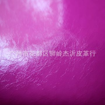 材質 廠家直銷PVC哈密瓜紋鏡面8001時尚油皮原始圖片3