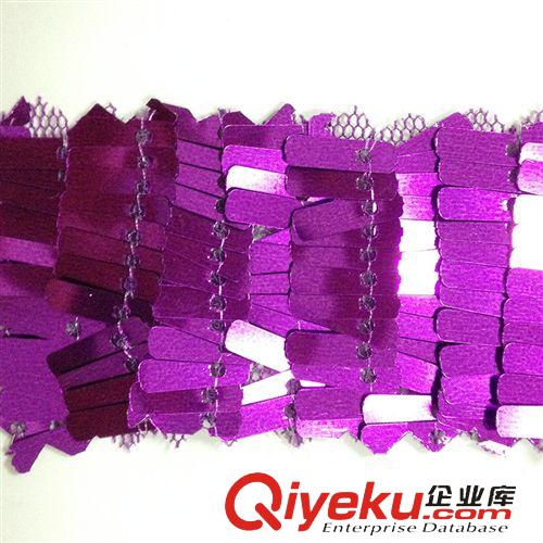 珠片繡花布 珠片吊片繡花布 單色亮片網(wǎng)底繡花布 面料輔料珠片繡花布 批發(fā)原始圖片2