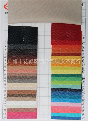 波浪紋皮革 廠家直銷 批發箱包手袋波浪紋皮革 林蔭大道SR-118原始圖片2