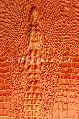 鱷魚頭皮革 廠家直銷批發(fā) 新款優(yōu)質(zhì)鱷魚頭箱包手袋皮革  (每碼24個(gè)鱷魚頭)原始圖片2