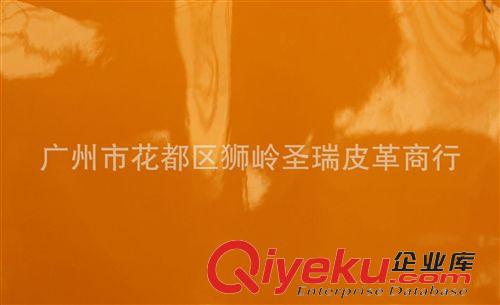 鏡面漆皮皮革 廠家直銷 江蘇優質經鏡面草漆皮皮革 SR-8999大量現貨原始圖片3