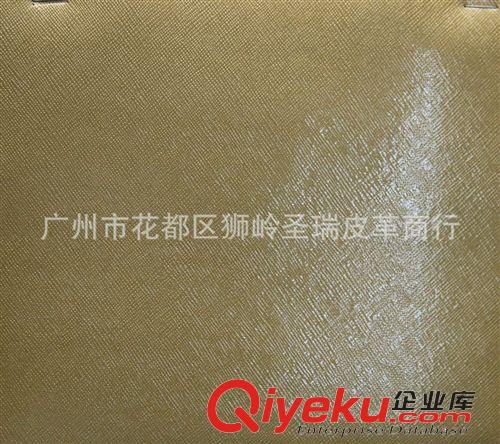 鏡面十字紋皮革 廠家批發(fā)供應(yīng) 鏡面十字紋手袋料PU革 SR-835原始圖片3