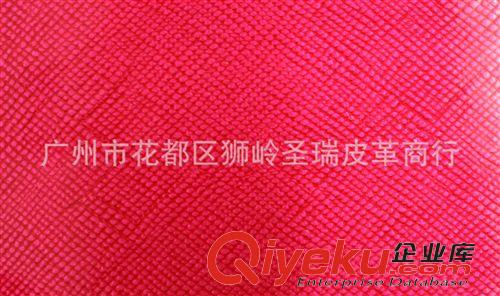 鏡面十字紋皮革 廠家批發(fā)供應(yīng)江蘇 鏡面十字紋手袋料PU革 SR-8168原始圖片2