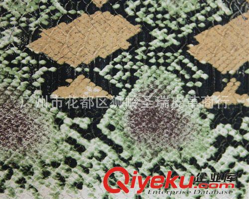 花蛇紋皮革 廠家直銷小蛇紋皮革 水晶蛇紋皮革 蛇紋箱包手袋皮革 蛇紋SR-1310原始圖片3