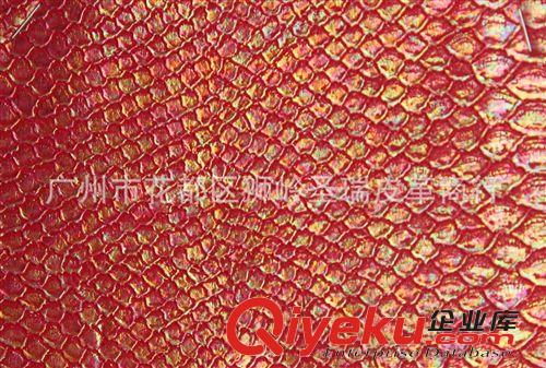 蛇紋皮革 廠家直銷 蛇紋箱包手袋皮革  gf蛇紋皮革 金色蛇紋皮革 -441原始圖片3