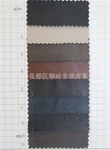 超纖皮革 廠家直銷批發(fā) 新款優(yōu)質(zhì)箱包手袋超纖皮革十字紋SR-08604原始圖片2