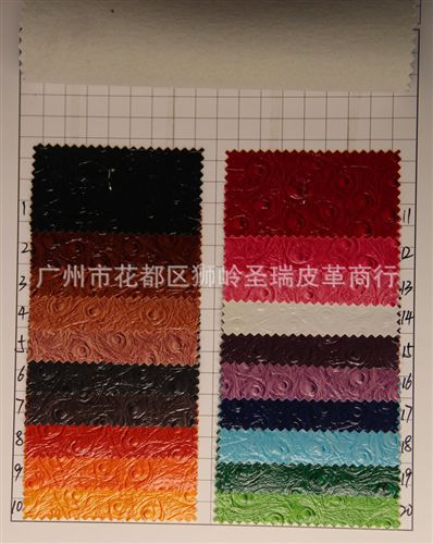 鴕鳥紋皮革 廠家直銷 pvc鴕鳥紋皮革 鴕鳥紋環(huán)保皮革SR-4009原始圖片2