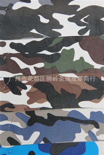 迷彩紋皮革 廠家直銷批發(fā) 江蘇優(yōu)質(zhì)迷彩紋SR-508大量現(xiàn)貨原始圖片2