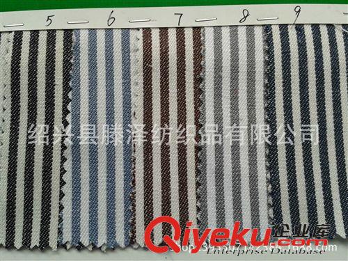 牛仔面料 長期供應4毫米寬牛仔條紋   棉布條紋   色織牛仔條紋原始圖片3