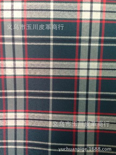 植絨布系列 現貨供應格子發泡、 色織格子料原始圖片3