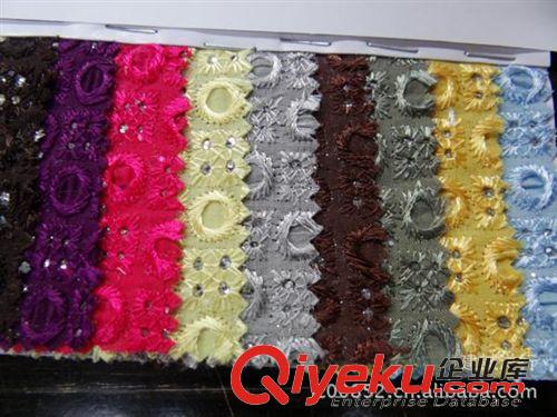 珠片系列 飛梭刺繡料電腦刺繡料珠片布匹繡印花布貼亮片手工藝箱包料手袋料原始圖片2