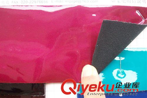 新款物料展示 皮革PU合成革PVC人造革無(wú)痕水晶漆皮1054原始圖片3