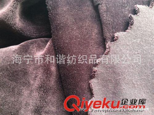 絨布 供應印花pu復合布料 PU復合面料 PU復合毛絨布料 PU復合EVA