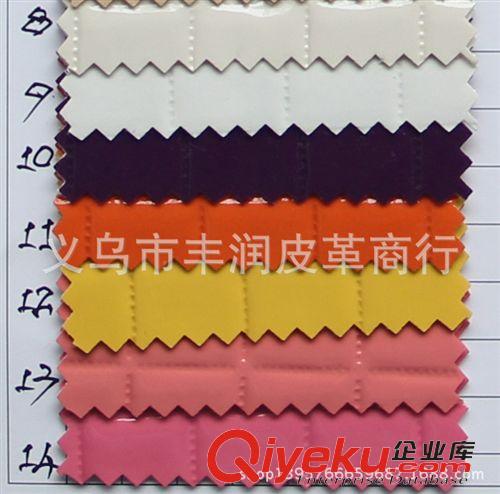 箱包革 供應PU鉆石紋金口玉宮皮革 鞋材革 箱包革 皮帶革原始圖片3