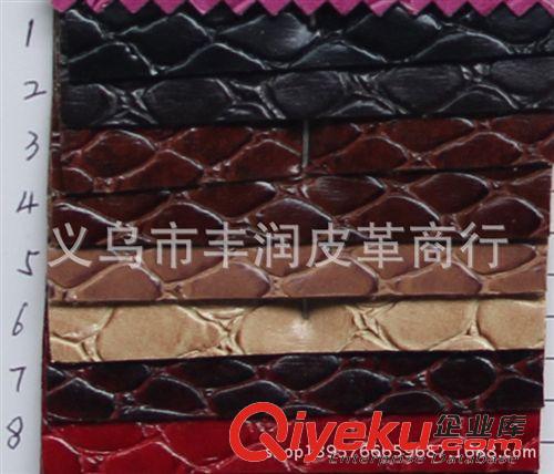 箱包革 廠家直銷PVC人造革 箱包革裝飾革 家居合成革大鱷魚紋原始圖片2