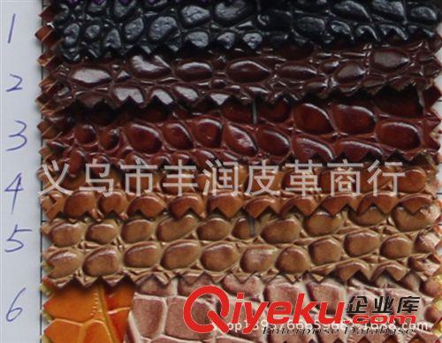 箱包革 豐潤合成皮厚鱷魚紋箱包 手袋 裝飾專用人造PU革廠家直銷原始圖片2