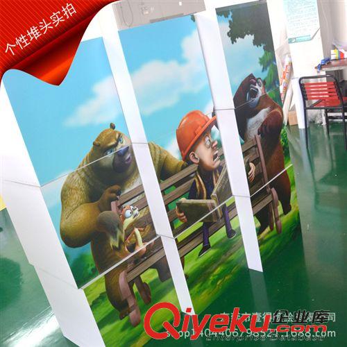 板材系列 定制KT板創(chuàng)意廣告促銷堆頭/組合促銷道具/氣氛展銷廣告/推廣臺(tái)