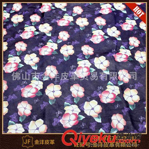 服裝皮革 【數碼印花】綿羊皮皮料 皮革印花 多色壓花皮革 服裝皮革 訂貨原始圖片2