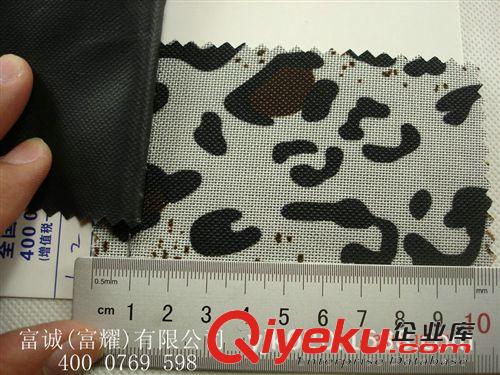 熱銷產品(2) 600D牛津布印花動物紋PVC平紋底600*300DPVC印斑馬紋、豹紋箱包布原始圖片3