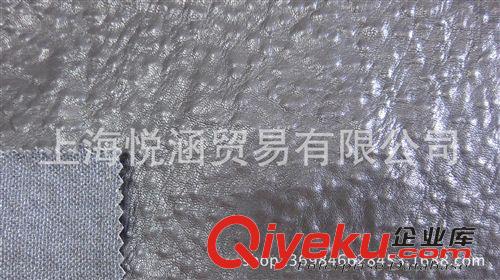人造革 杭州PU面料|大量供應紙紋和壓紋|適用于皮衣|皮褲服裝起小泡原始圖片2