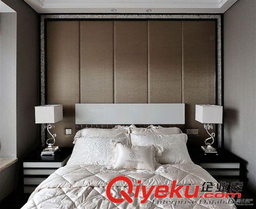 軟包背景墻 新古典床頭軟包背景 歐美高端床頭軟包定制