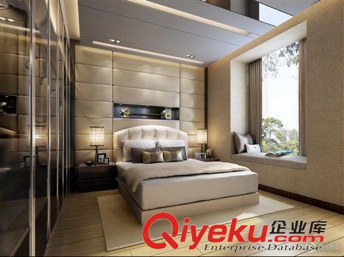 軟包背景墻 【歐詩琪軟包】廠家定制電視床頭沙發(fā)背景墻軟包硬包菱形拼扣軟包原始圖片2