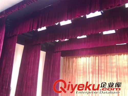 舞臺幕布 廠家直銷 專業定做大中小型舞臺幕布禮堂幕布阻燃二三道幕布原始圖片3