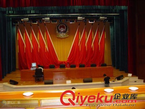 舞臺幕布 廠家直銷 專業定做會議室幕布 禮堂幕布電動舞臺幕布手動小型幕布原始圖片2
