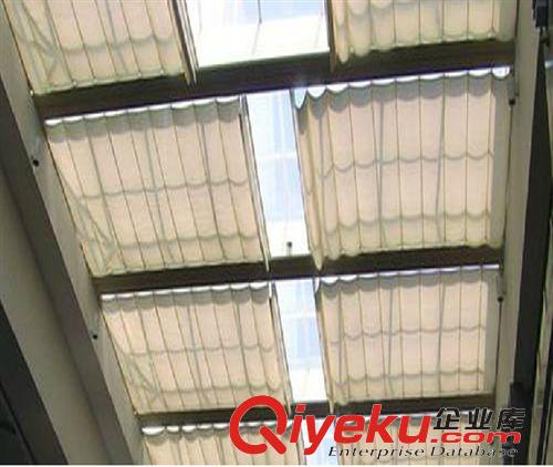 窗簾 廠家專業定制 電動雙軌折疊式天棚簾 陽光房頂簾天窗簾定做原始圖片2