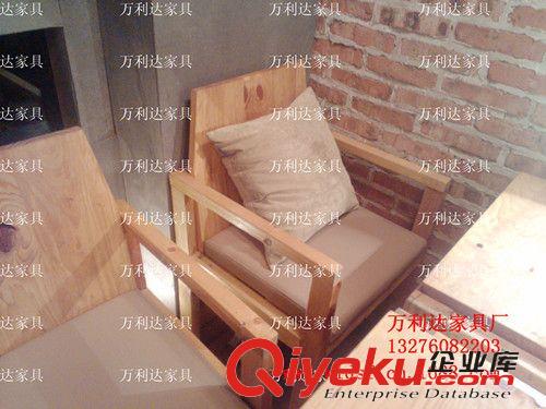 餐椅 咖啡椅 休閑椅 復(fù)古實(shí)木椅 漫咖啡桌椅漫咖啡椅子西餐廳甜品店原始圖片3