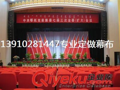 舞臺幕布 黃驊定做幕布定做劇院禮堂幕布學(xué)校會議室電動阻燃幕布定做原始圖片3