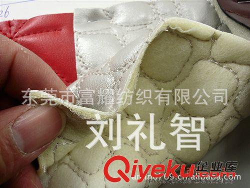皮料-加工車格子心形類／車線格 57條 皮料車線格子菱形 車線格子紋PU皮革車線菱形紋PU車線海綿底皮料原始圖片2
