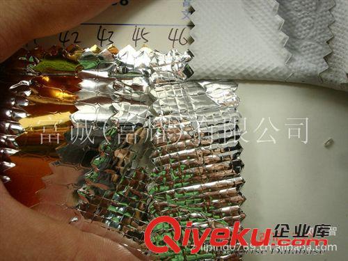 反光材料系列 鋁箔系列27條 鋁箔壓花PVC無紡布印圓點環保鋁箔隔熱保溫料珍珠棉保溫鋁箔花紋原始圖片2
