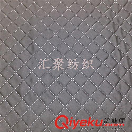 超聲波系列 菱形格超聲波面料 無線絎縫面料 復合夾棉面料原始圖片2