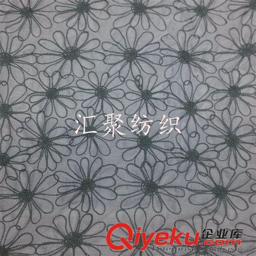 繡花系列 金線平繡 棉布花邊繡 雙邊平繡
