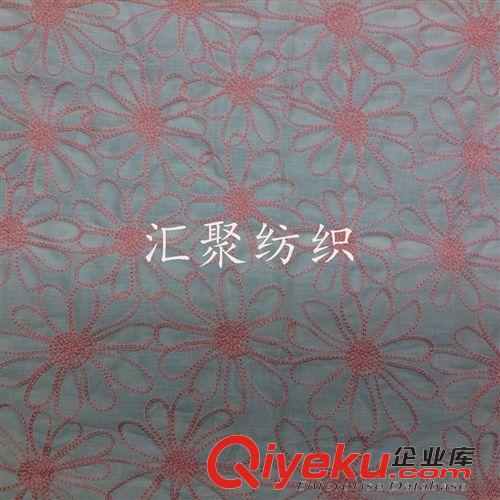 繡花系列 滿版鏈繡大花 棉布電腦繡花原始圖片2