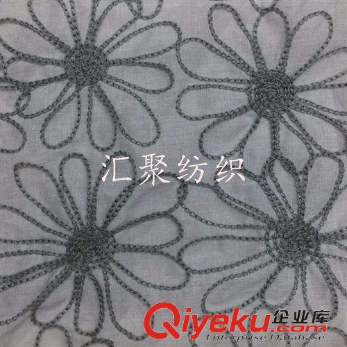 繡花系列 滿版鏈繡大花 棉布電腦繡花原始圖片3