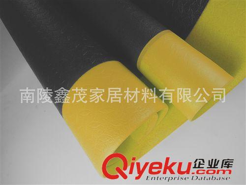 PVC發泡革 專業的廠家生產pvc瑜伽墊運動墊防滑有彈性環保材料出口歐美市場原始圖片3