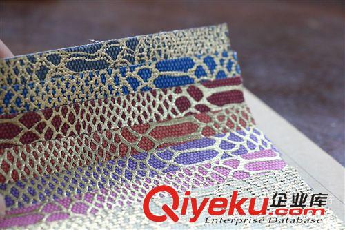 棉麻布 優質棉麻布 人造革 蛇皮紋 印花  廠家直銷 一本皮塑